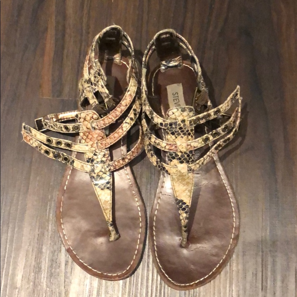 Steve Madden Snakeskin Sandals